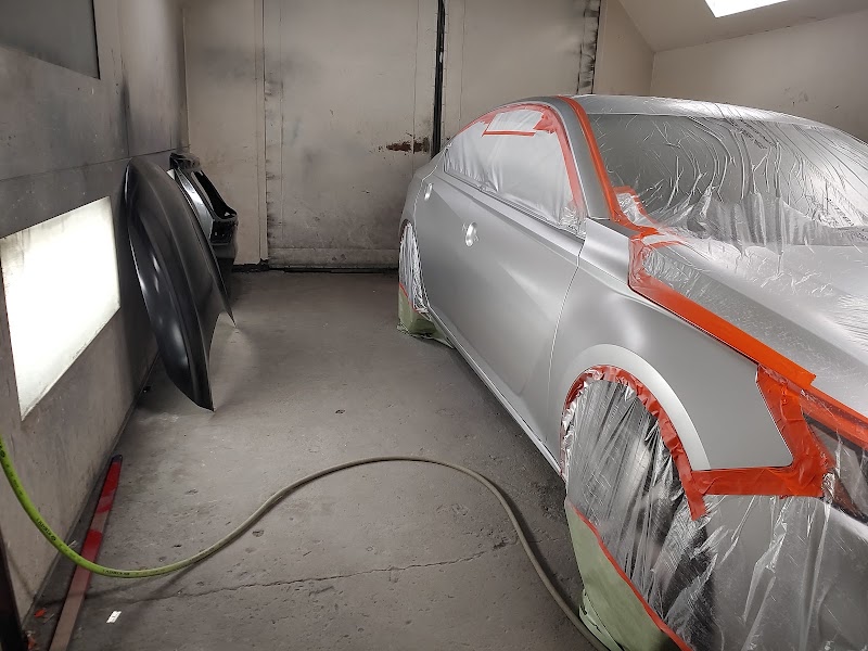 Finished collision repair—this Mazda looks brand new again.