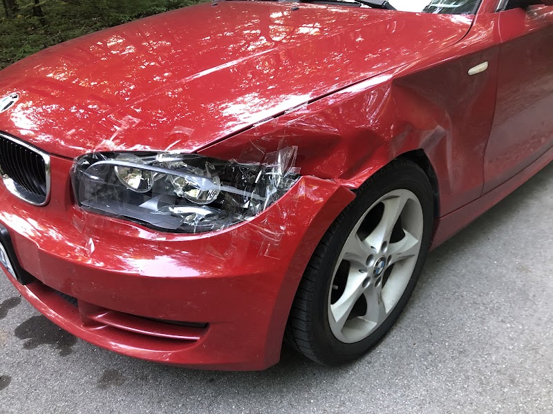 Paul and Yuchu carefully assess damage and plan the best repair approach.