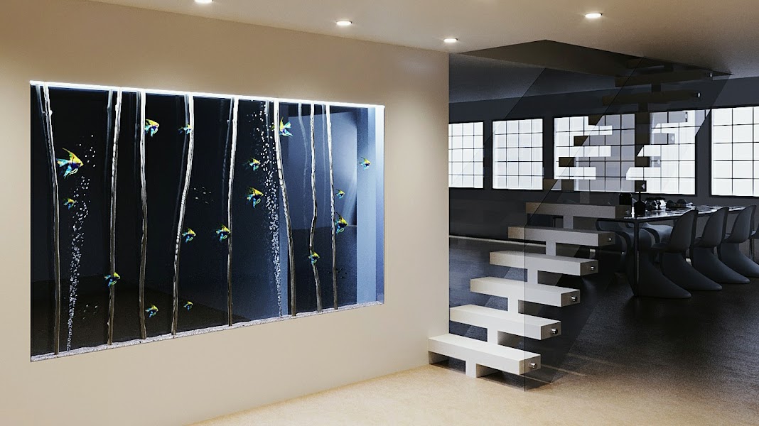 Blue Aquariums Design