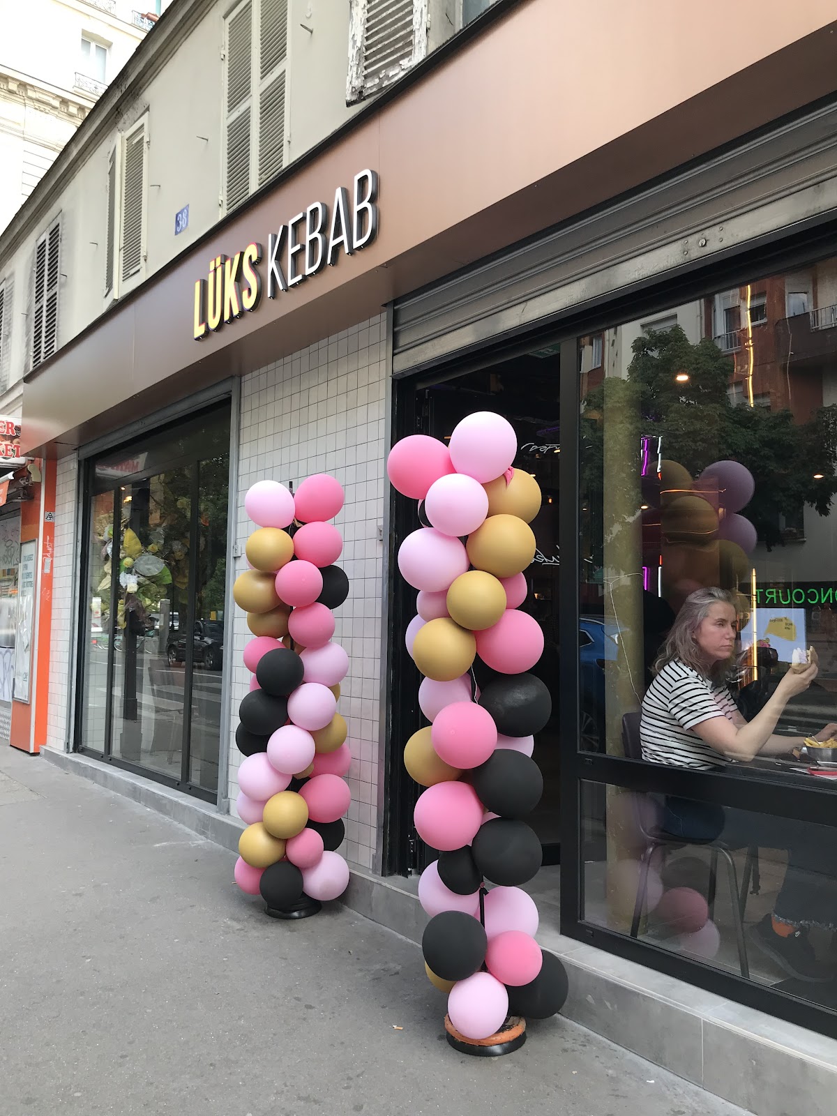 LÜKS Kebab Paris 13, vue extérieure