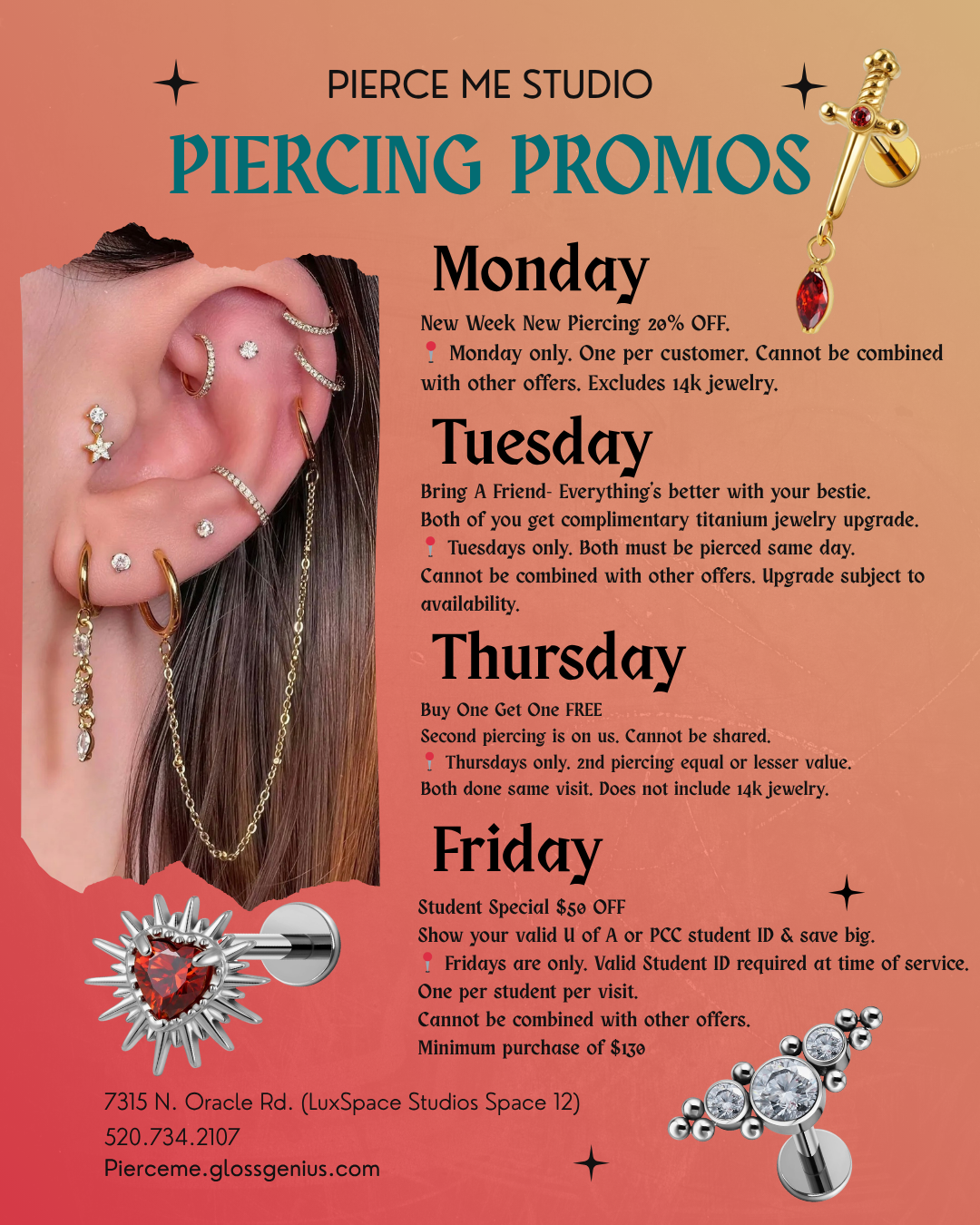 Pierce Me Studio — tattoo studio near Oro Valley