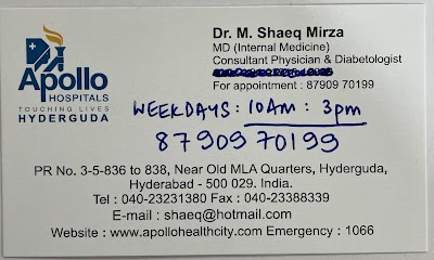 Dr. Shaeq Mirza ( BEST PHYSICIAN AND DIABETOLOGIST HYDERABAD) - Image 2