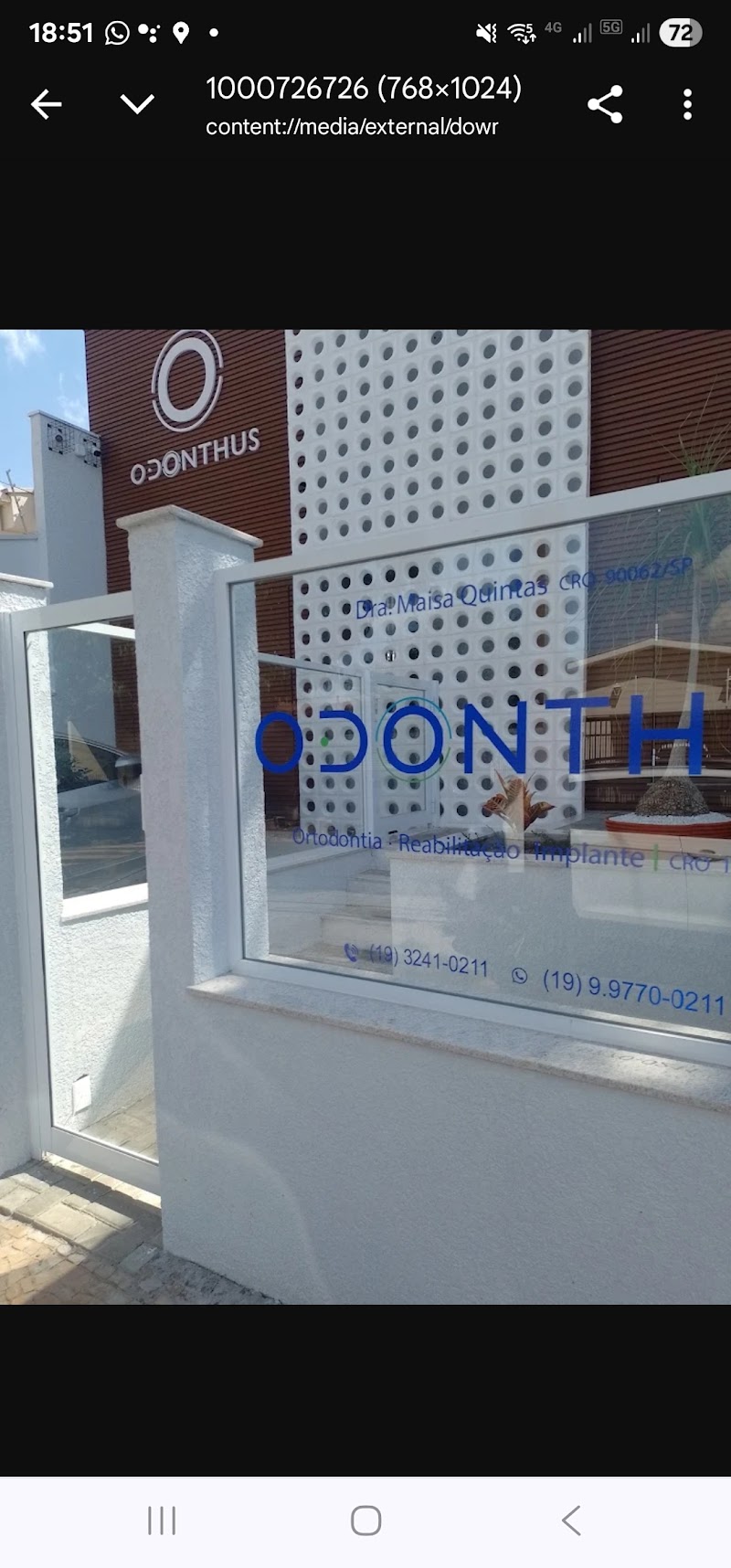 Clínica Odonthus - Dra. Maisa Quintas da Costa