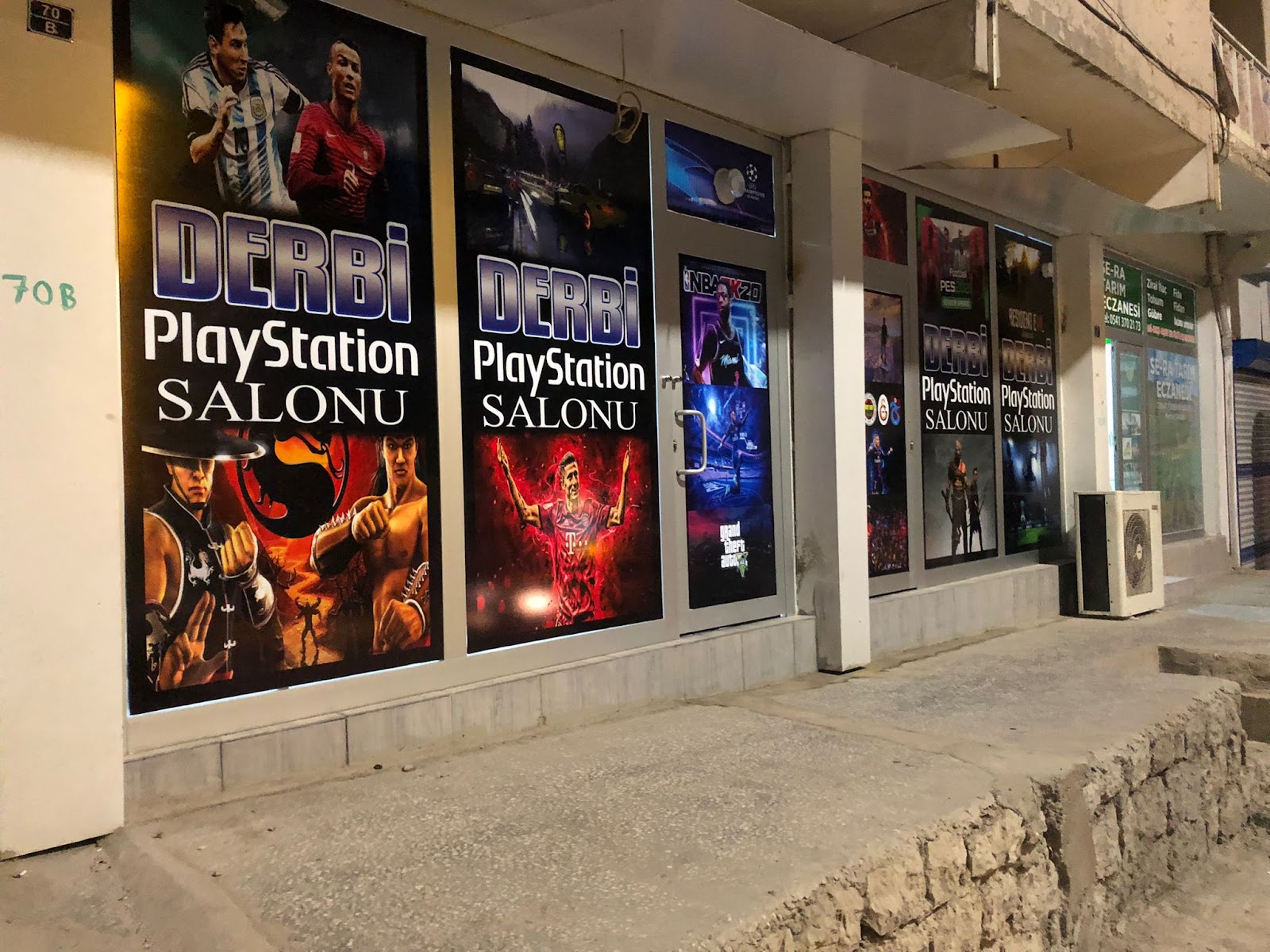 Derbi Playstation Salonu mekanı