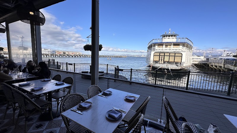 Stunning bay views enhance the dining experience