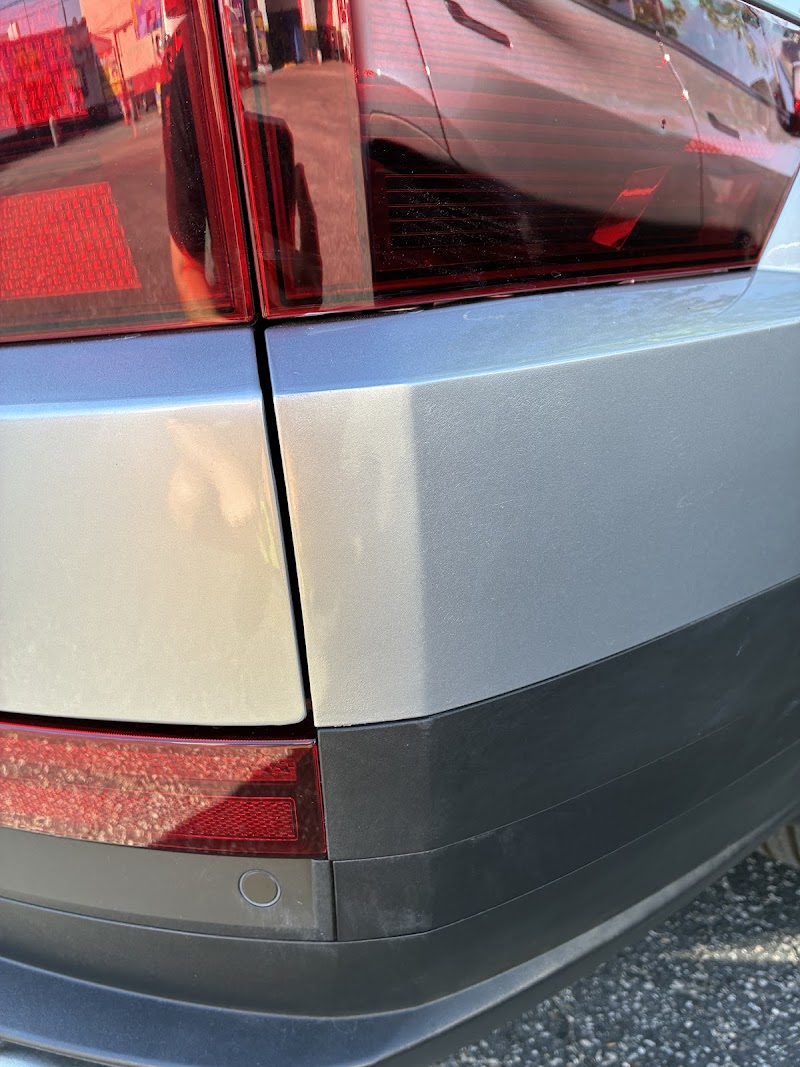Finished paint job with perfect color match.