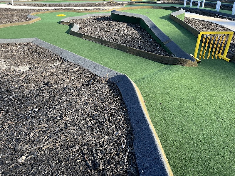 Our Backyard Mini Golf banner