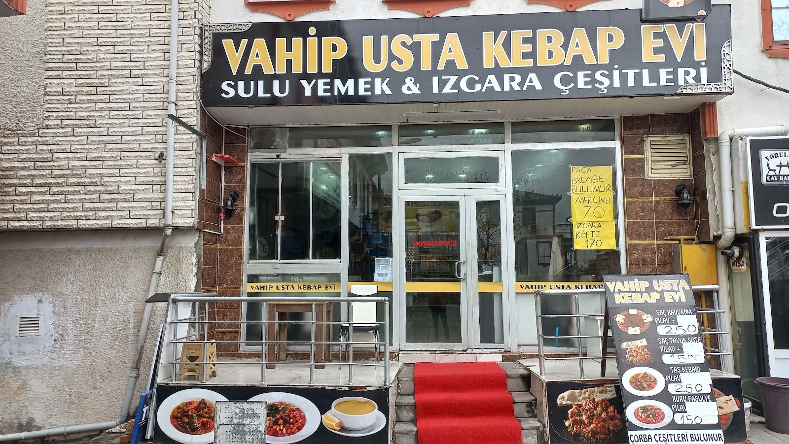 Vahip Usta Kebap Evi mekanı