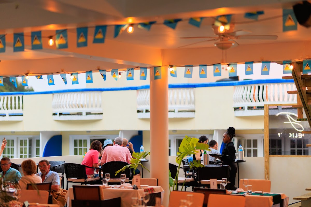 Felicity Rooftop Restaurant in st-lucia