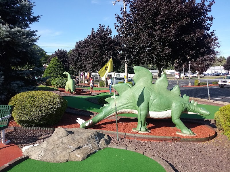 Jurassic Mini-Golf banner