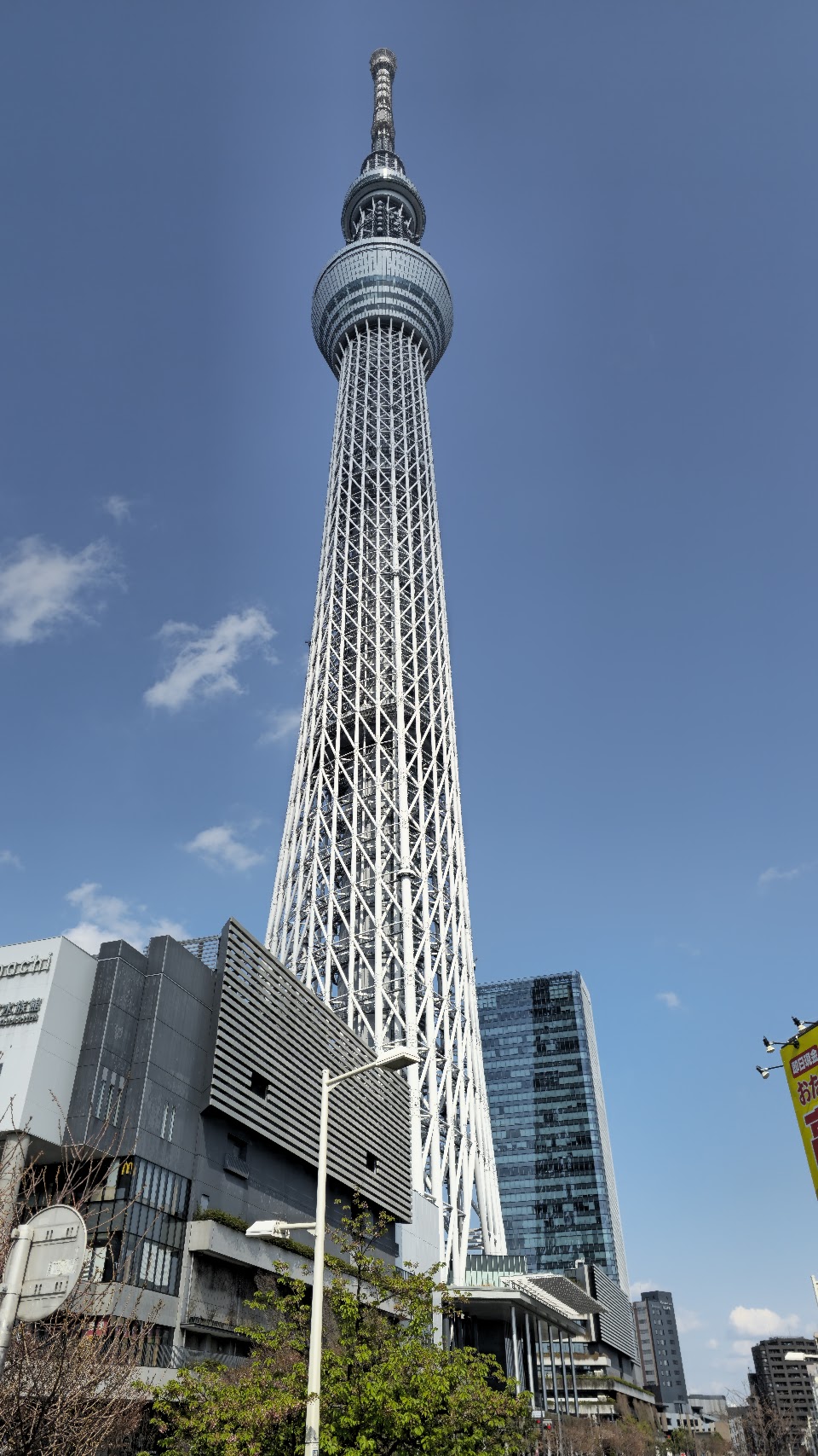 The Tokyo Skytree, the third tallest structure in the world