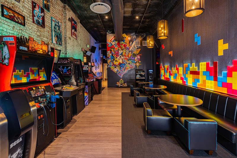 Large industrial arcade bar