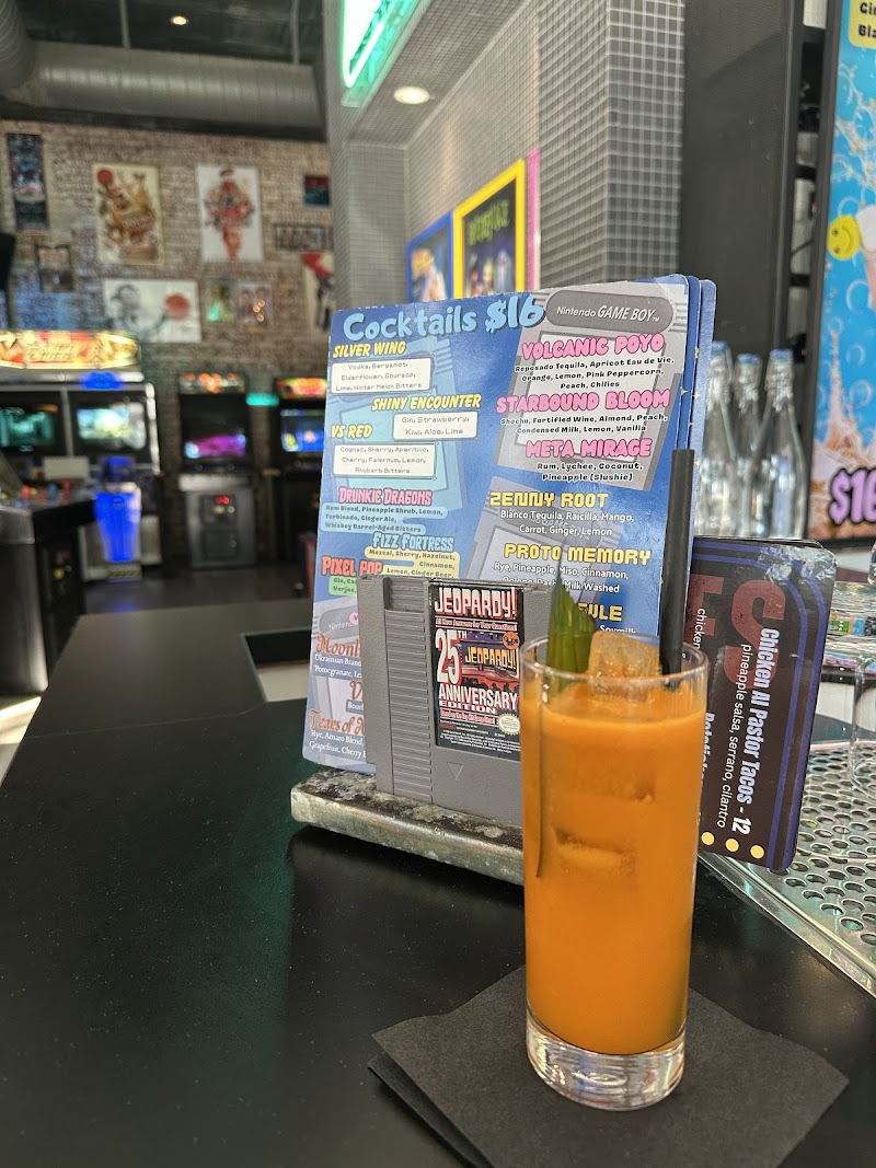 Creative cocktails and American bar food