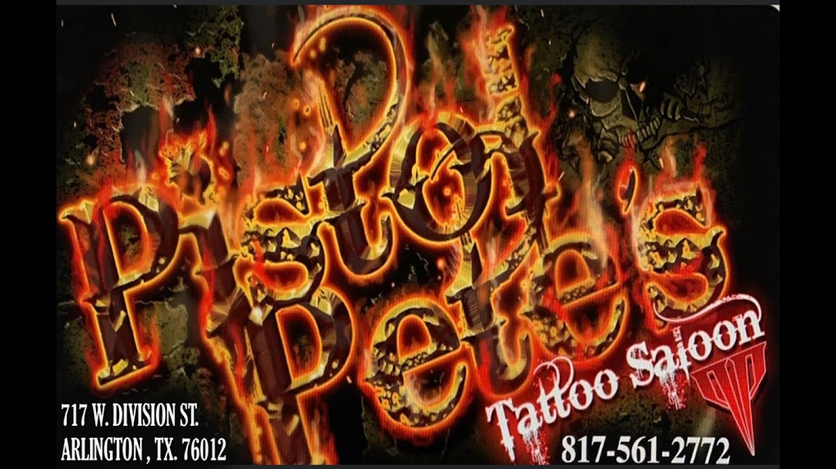 Pistol Pete's Tattoo Saloon tattoo parlor in Arlington, TX