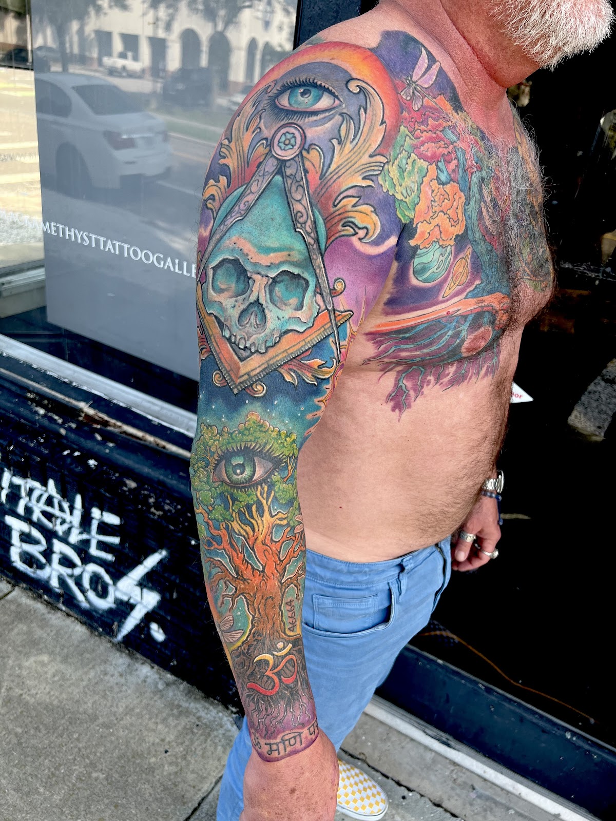 Black Amethyst Tattoo Gallery — tattoo studio near St. Petersburg