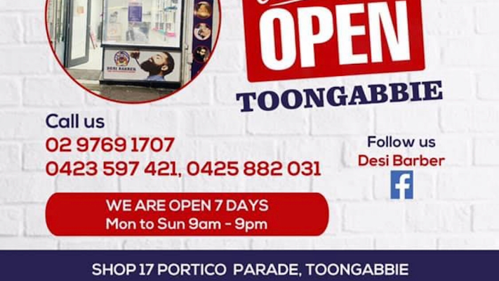 Desi Barber Toongabbie
