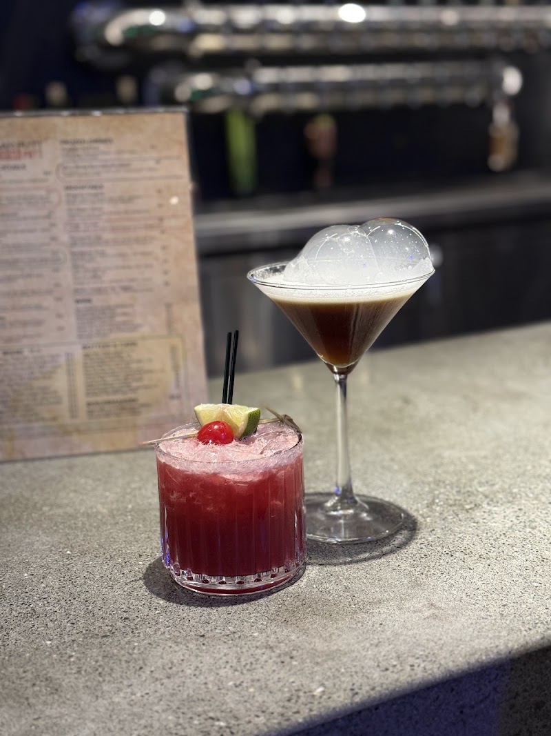Full-service bar with inventive cocktails
