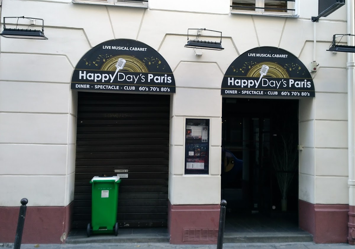 Restaurant festif dîner - spectacle musique live - soirée dansant Oh! HAPPY-PARIS, vue extérieure