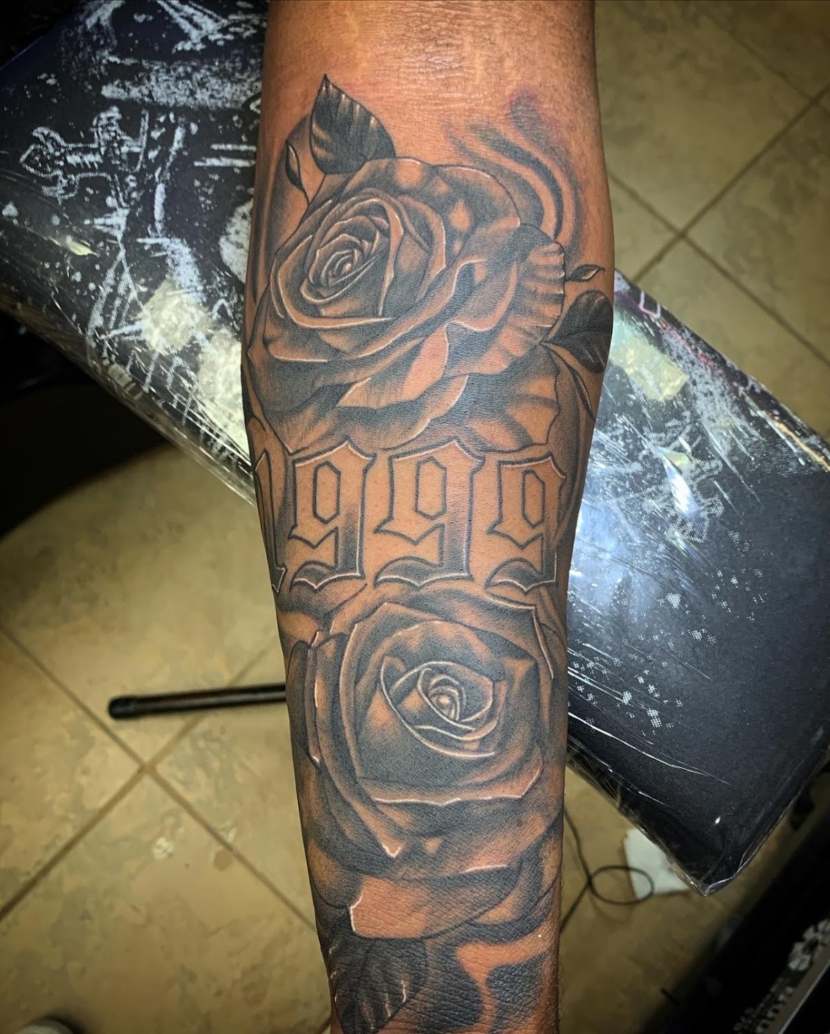 La Tinta De La Santa Muerte tattoo work — photo 2