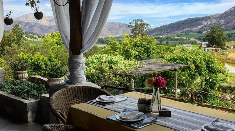 La Rosa Blu Café restaurant in George, Garden Route