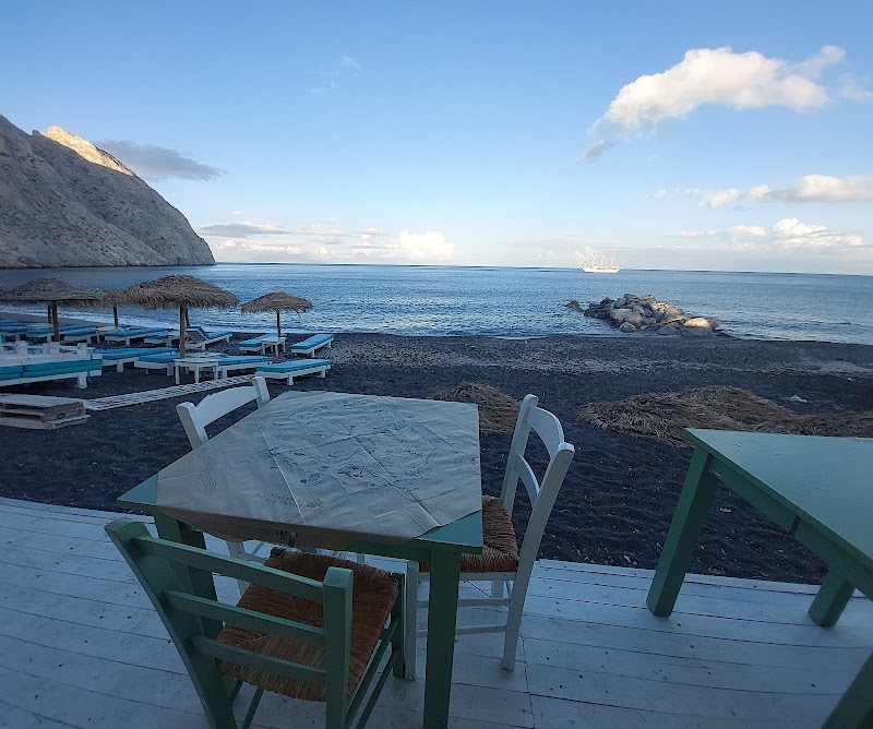 Black Beach Greek Traditional taverna