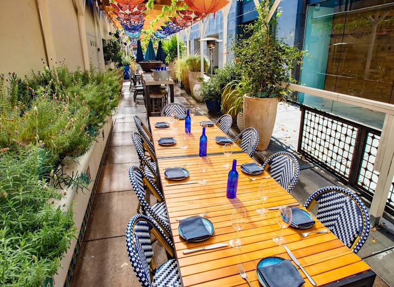 Outdoor seating available for events