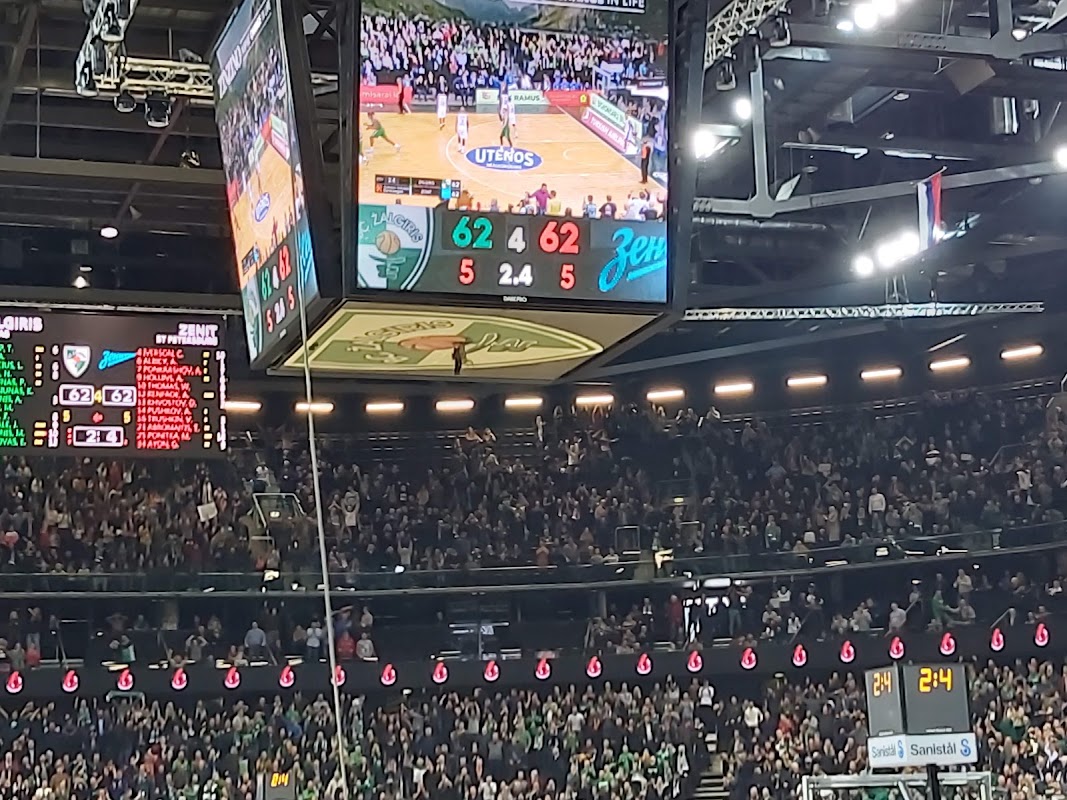 Žalgirio Arena (ice configuration) exterior — Kaunas 44333, Lithuania