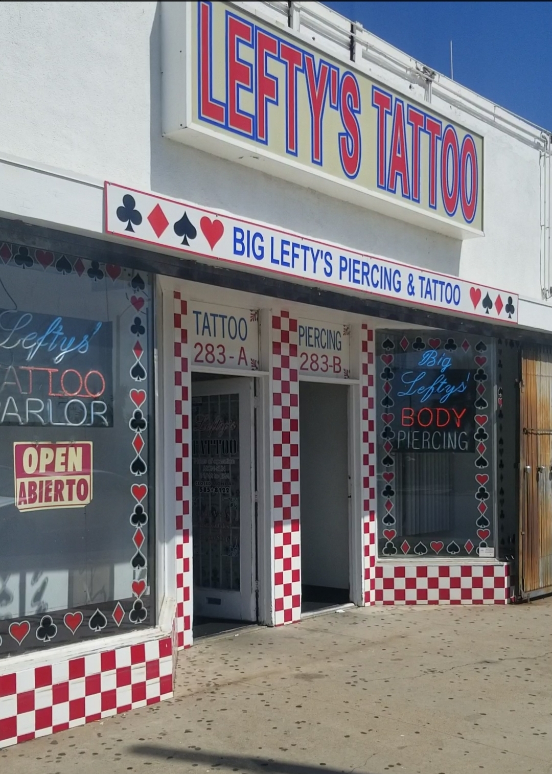 Lefty's Tattoo & Body Piercing tattoo work — photo 2