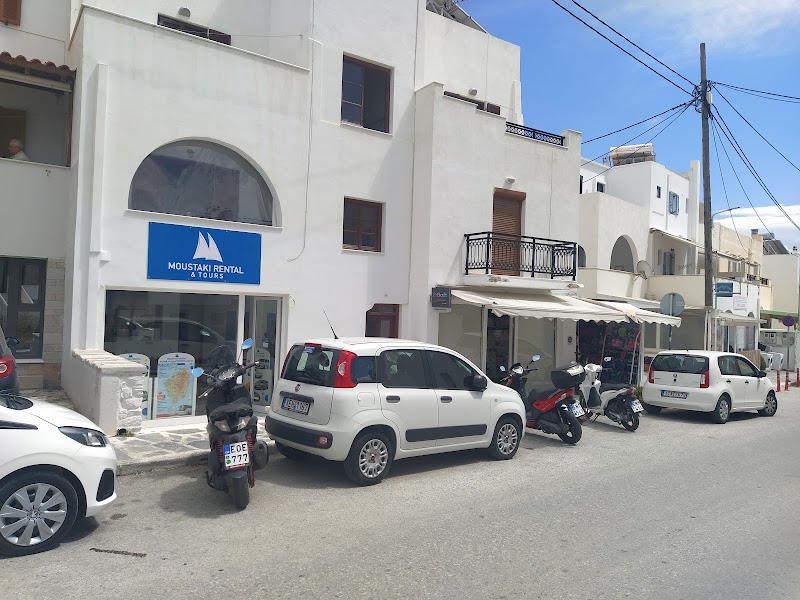Moustakirental Naxos rent a car, transfers and tours (port,airport,hotel).