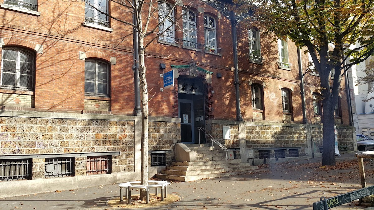 Gymnase des Pyrénées, vue extérieure