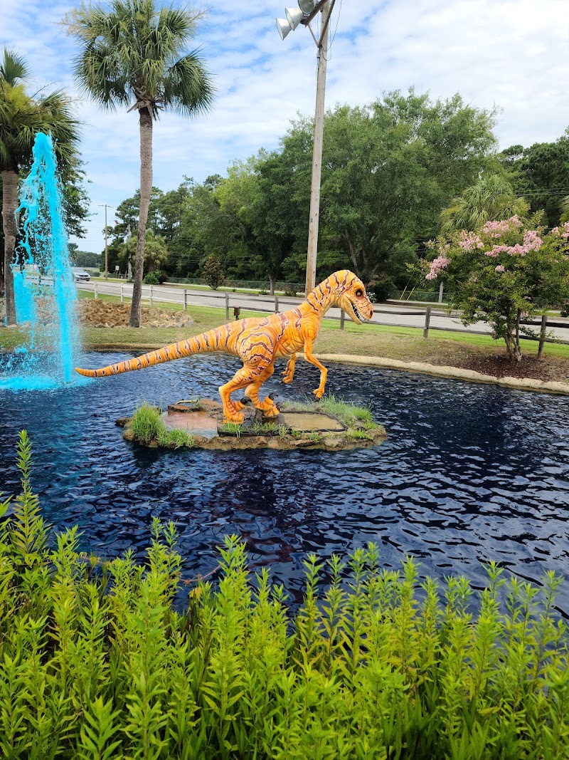Jurassic Mini Golf banner