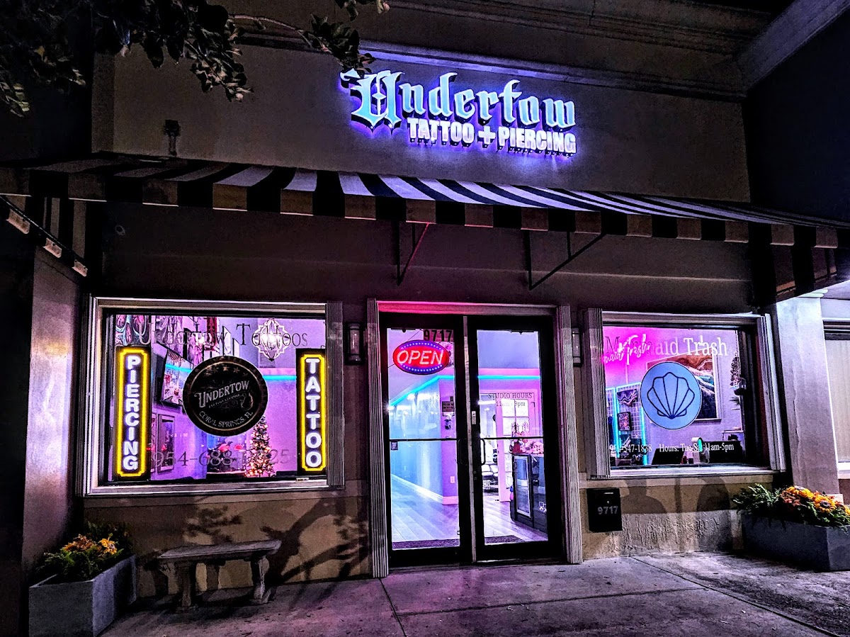Undertow Tattoo and Piercing Studio tattoo parlor in Coral Gables, FL