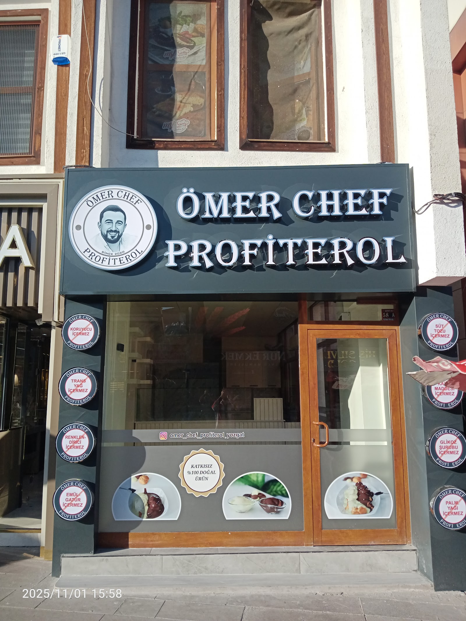 Ömer Chef Profiterol Yozgat mekanı
