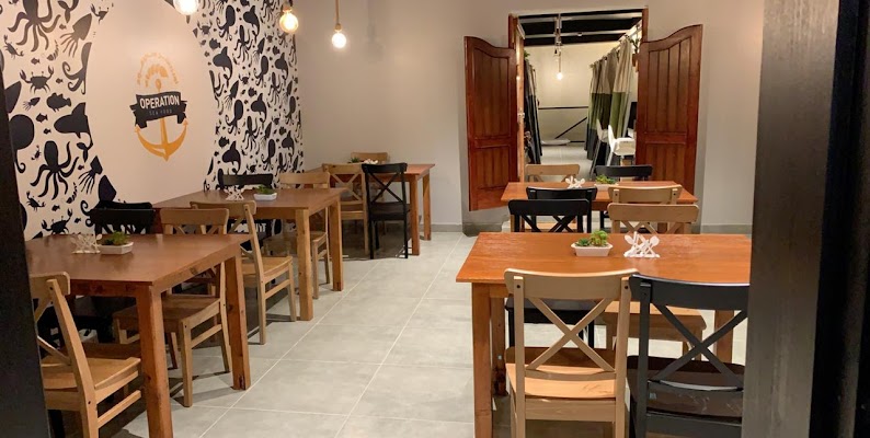 مطعم اوبريشن سي فود للمأكولات البحرية operation seafood restaurant