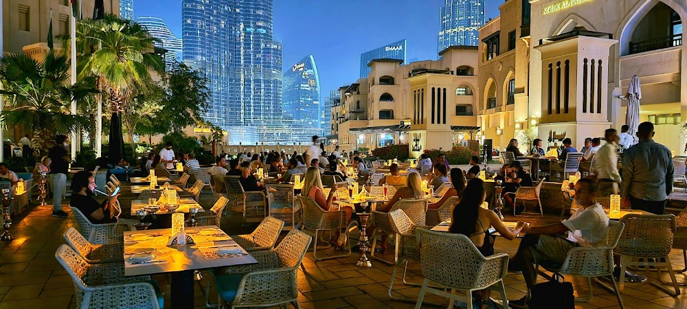 Arabeska Restaurant - Souk al Bahar, Dubai Mall - Burj Khalifa View fotoğraf 1