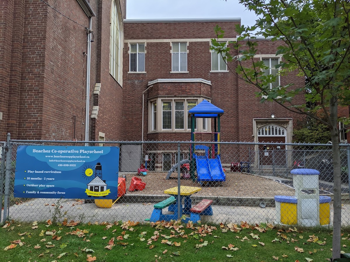 Exterior photo of Beaches Co-Operative Playschool Inc.