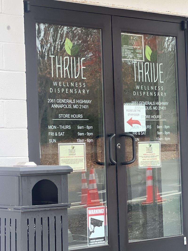 Video tour of Thrive Dispensary Annapolis retail environment