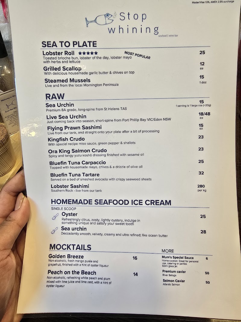 Stop Whining Seafood Wine Bar photo 8