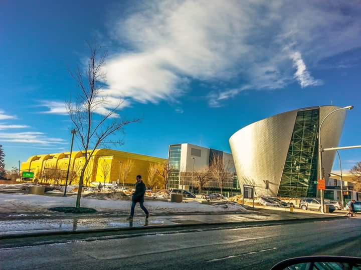 Universiade Pavilion (Butterdome) exterior — Edmonton, Canada