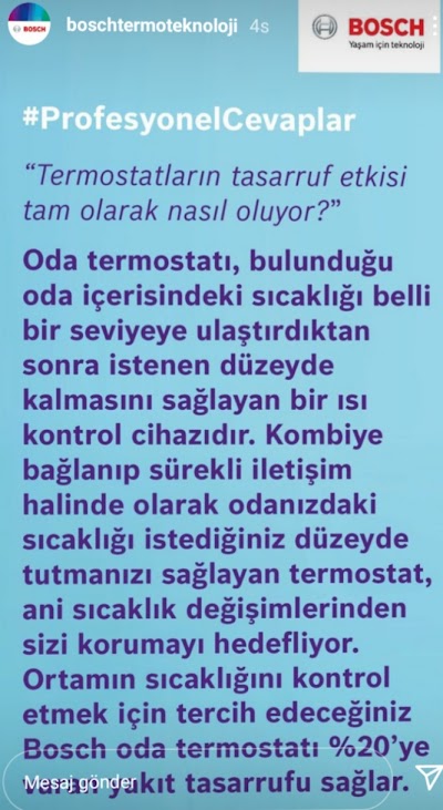 Bosch Termoteknik Buderus Yetkili Servis - Kombi Servisi - Akyurt