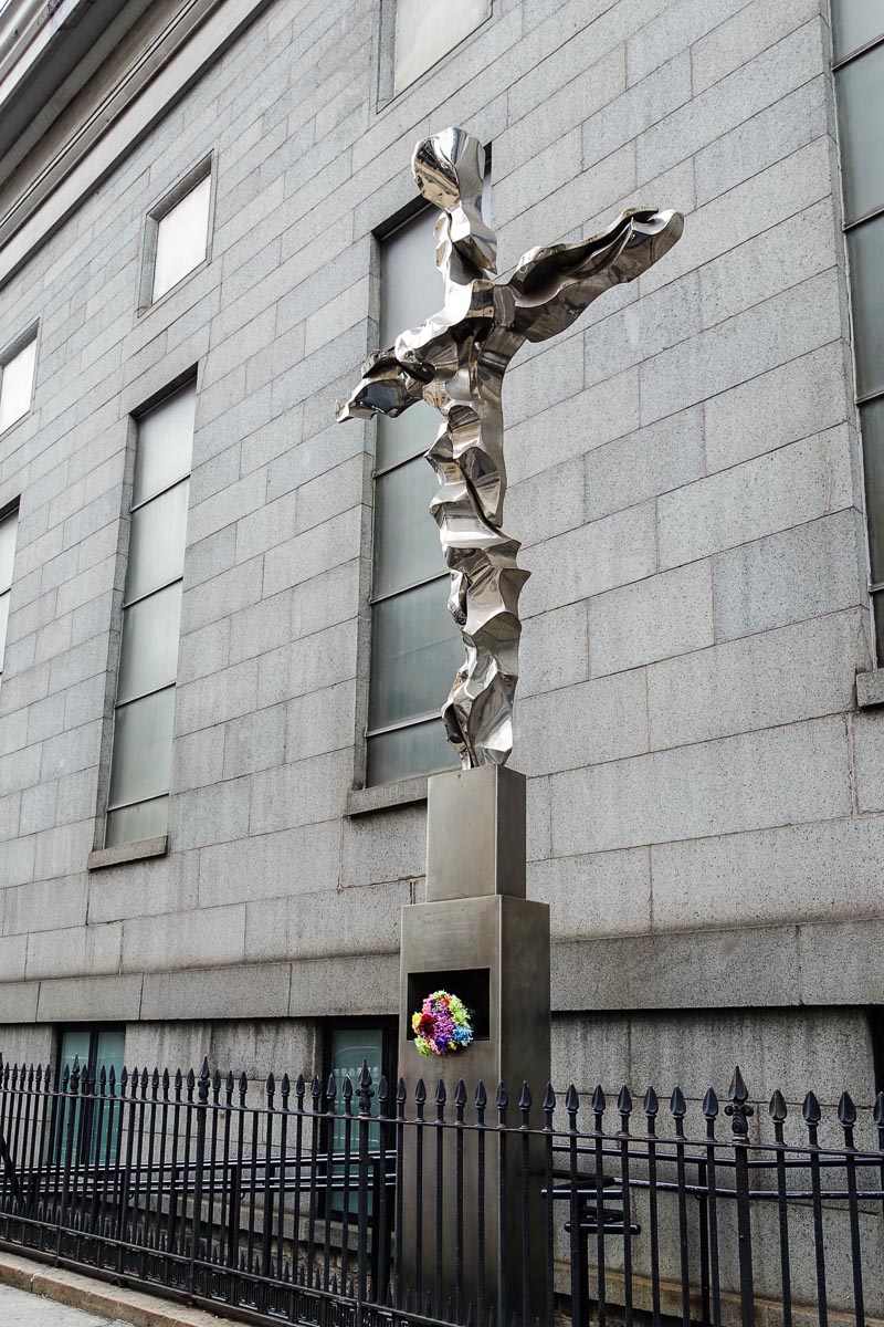 WTC Iron Trident Cross