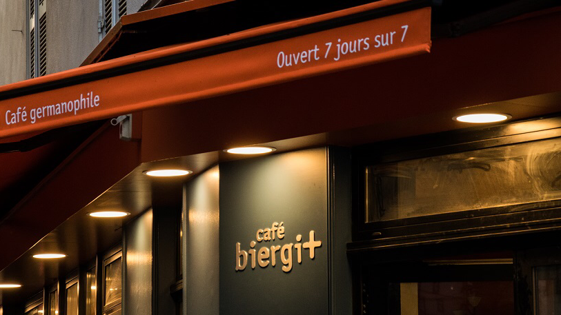 Café biergit, vue extérieure
