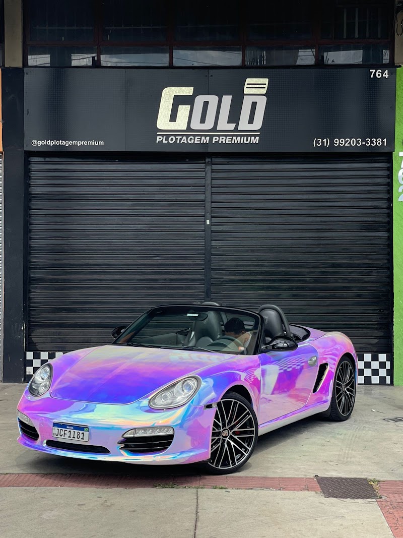 Foto de Gold Plotagem Premium