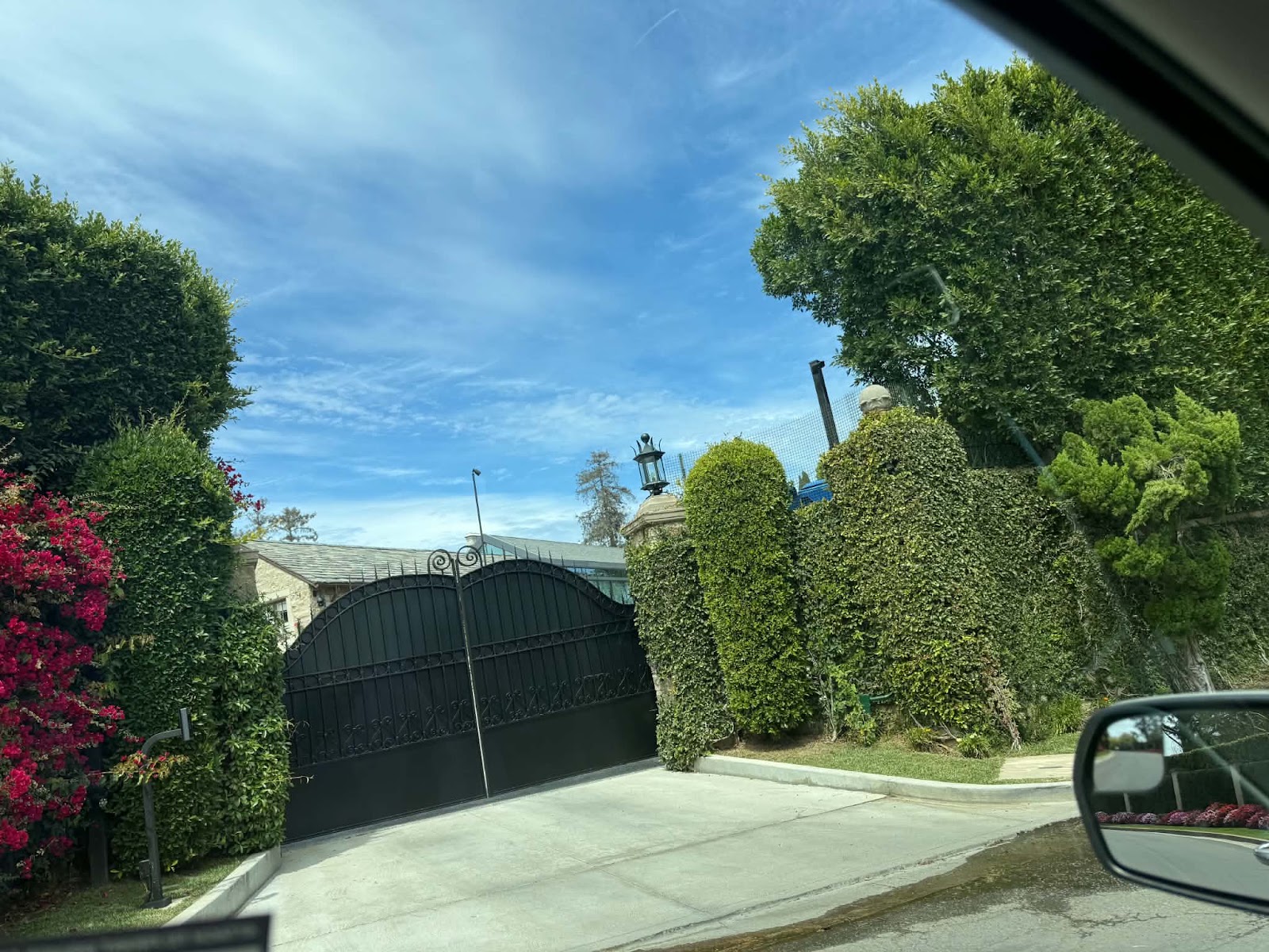 Playboy Mansion gate