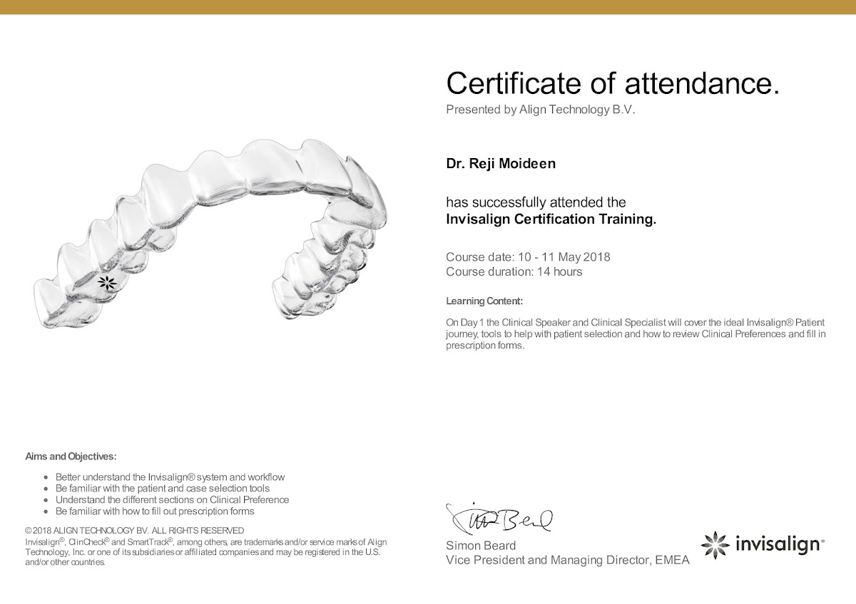 Dr.Reji Moideen- MINT DENTAL CARE LLC 4
