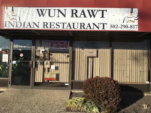 WUN RAWT INDIAN RESTAURANT exterior