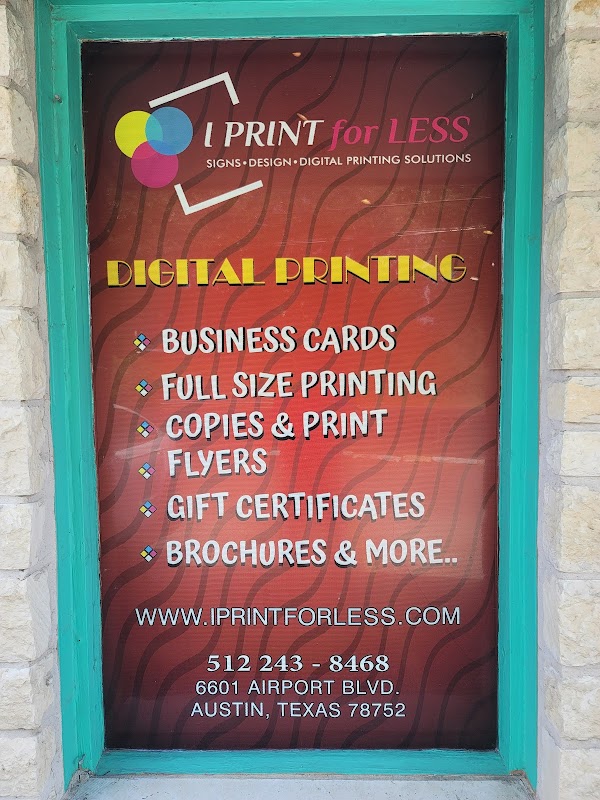 I Print For Less portfolio