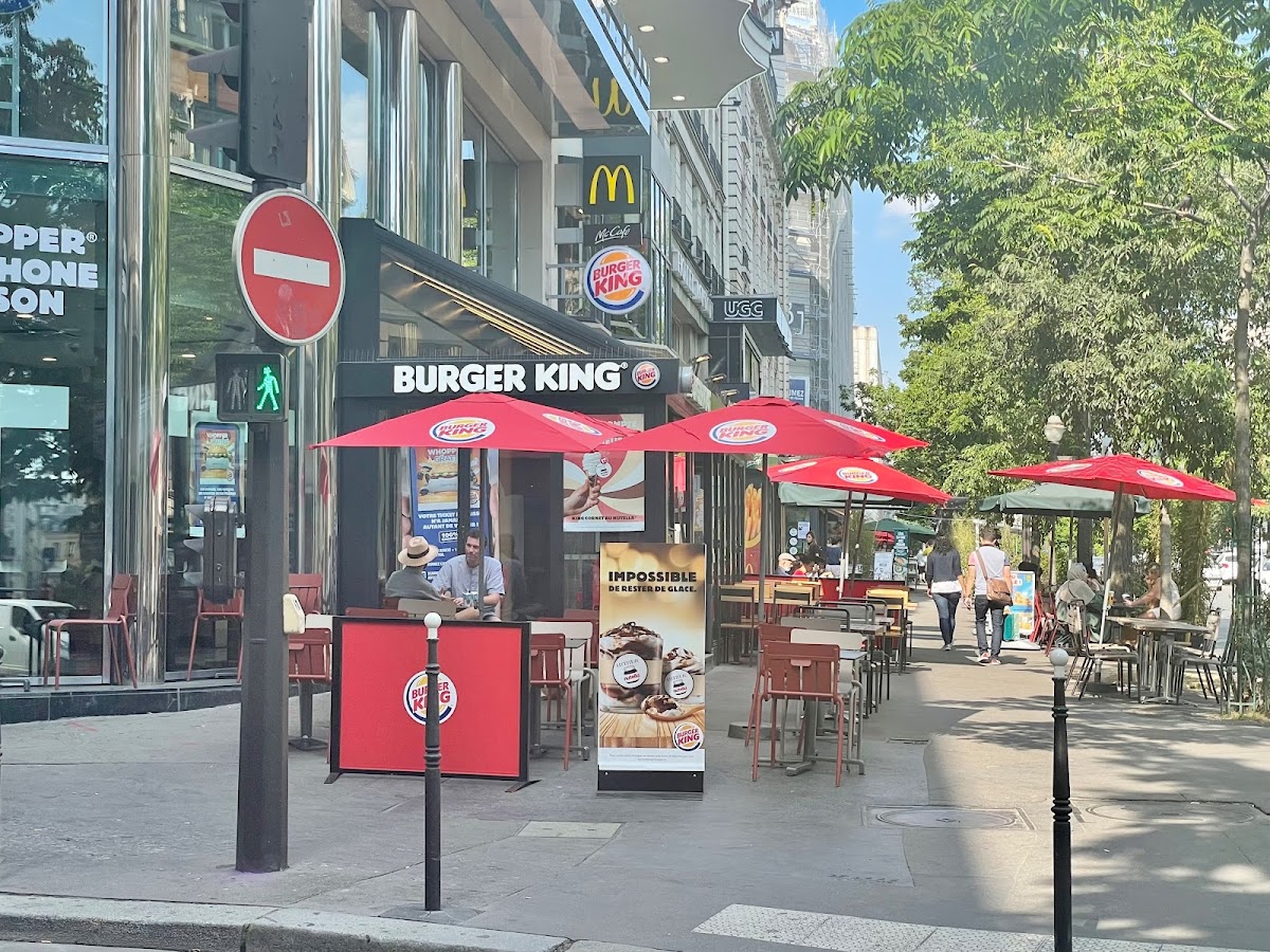 Burger King, vue extérieure
