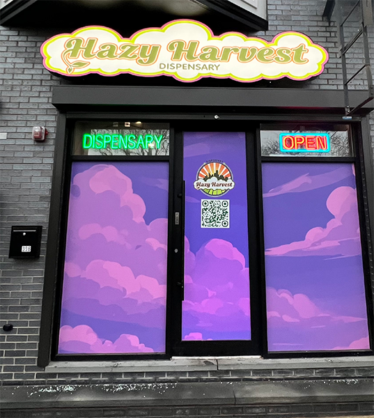 Video tour of Hazy Harvest Dispensary retail environment