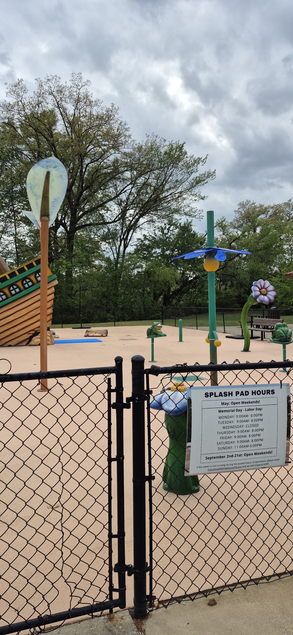 White House Splash Pad